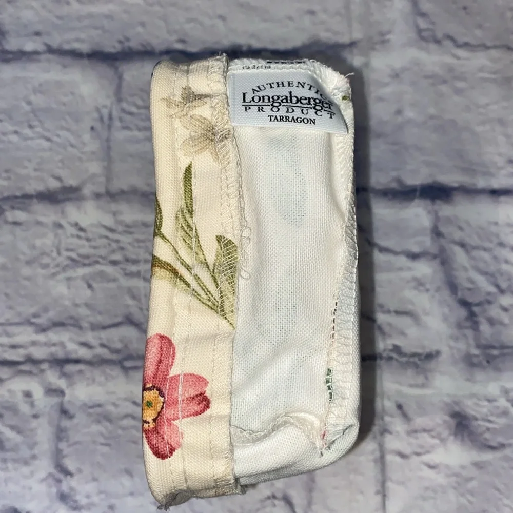 2002 Longaberger Tarragon Booking Basket (11830)
